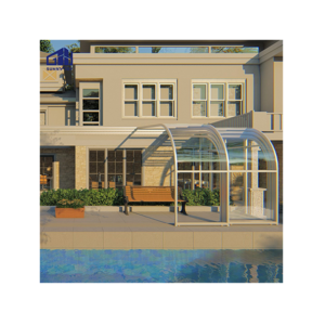 Foshan Factory Customized Sun Room Outdoor Glass Room For Garden Glass House Sunrooms