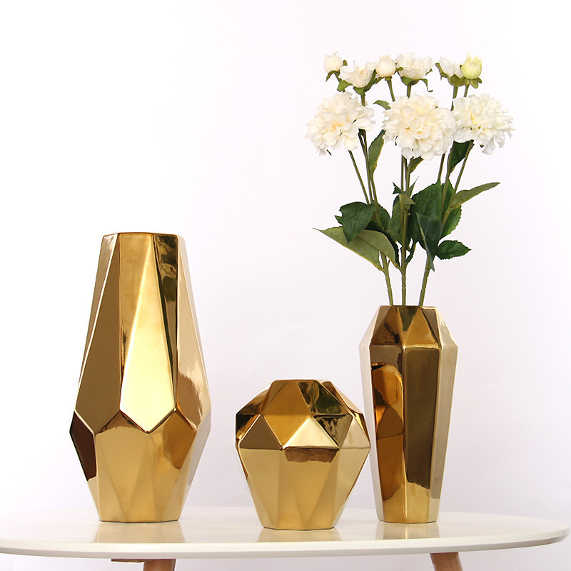 Wholesale Custom Cute Modern Porcelain Luxury Home Decor Nordic Flower Vase Ceramic Decoration Accessories