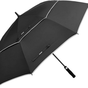 Golf Umbrella Large 58/62/68 Inch Automatic Open Golf Umbrella Extra Large Oversize Double Canopy Vented Umbrella Windproof