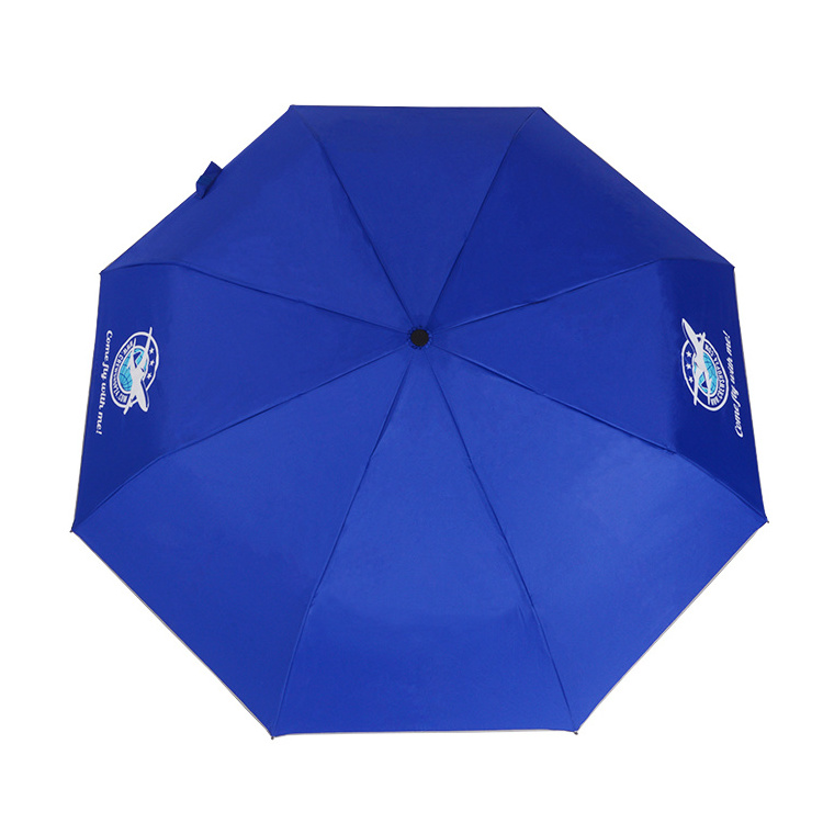 Rst Sunny rainy manual 3 fold 21inch mini umbrella with reflective edge