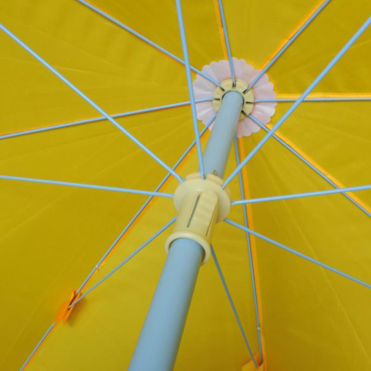 Customized White Coated Metal Frame 210t Oxford Fabric Beach Umbrella sun hanging garden patio parasol outdoor umbrella