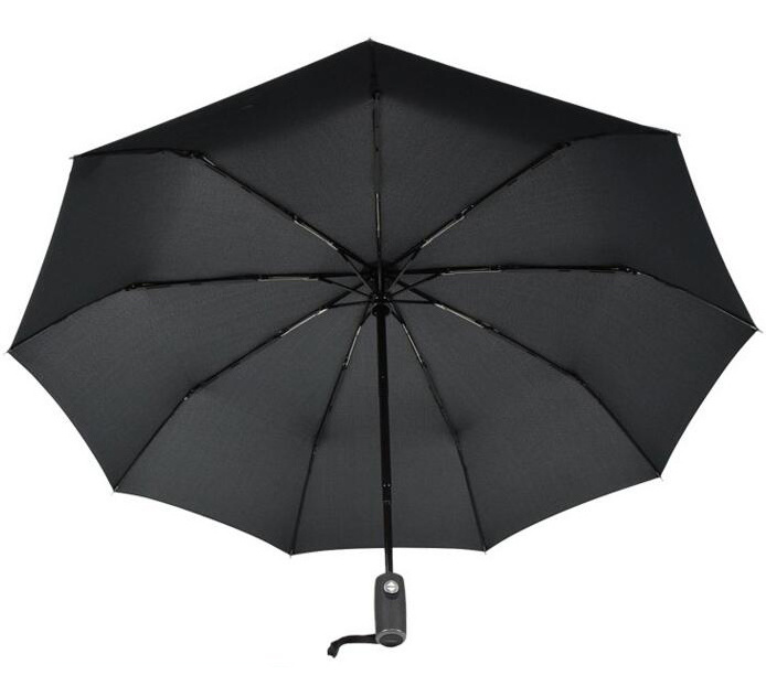 Luxury Automatic open and close 9 ribs 210t pongee waterproof umbrella