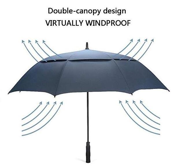 Best selling quality automatic windproof The outdoor fishing umbrella pictol grip golf doble vented golf umbrella