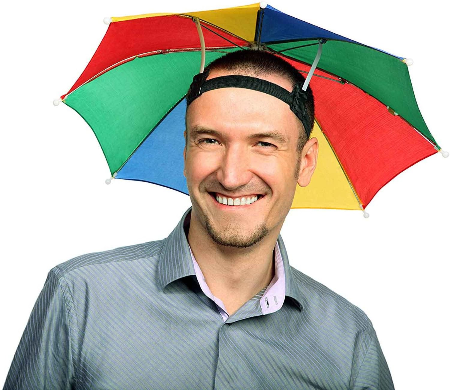 Manufacturer wholesale kids colorful head umbrella hat from sun