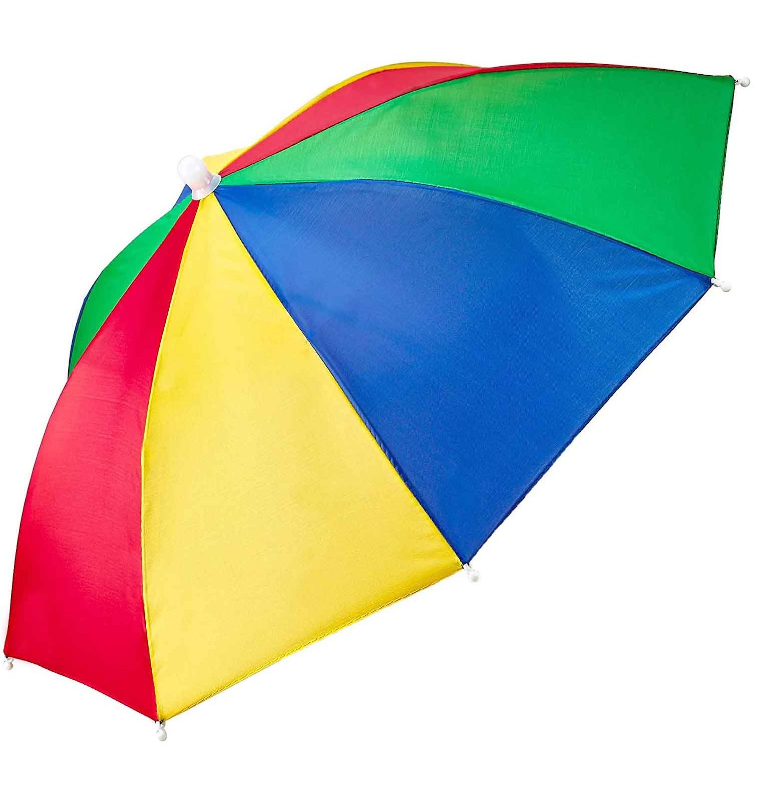 Manufacturer wholesale kids colorful head umbrella hat from sun