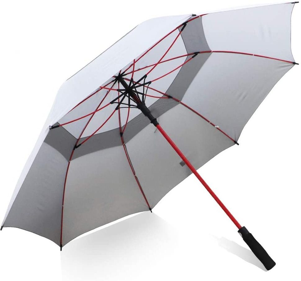 30 inch vented multi color golf umbrella two layers yellow golf subway 30 inch golf umbrella orange