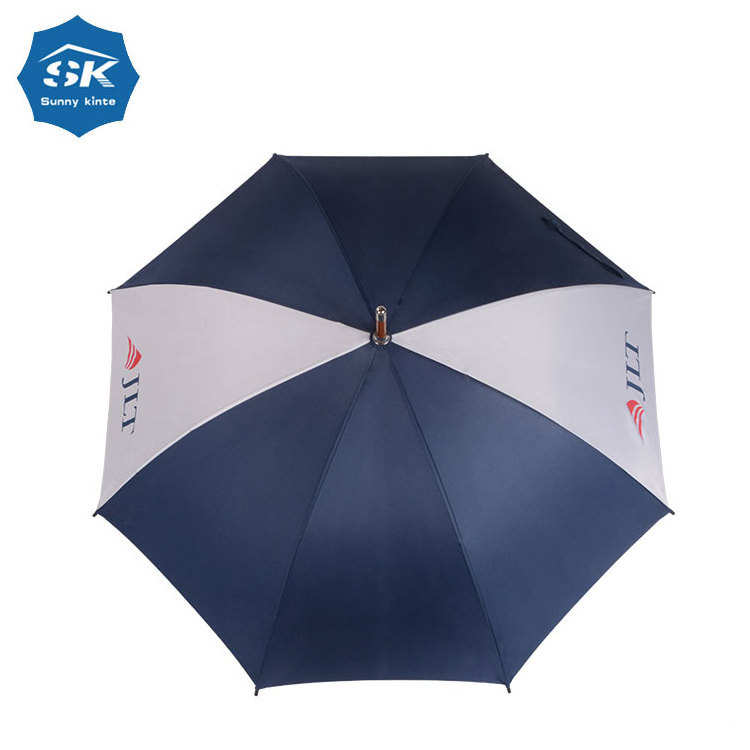 Wholesale Single layer navy bright colored golf umbrella white camouflage 24 golf umbrella 30 inch