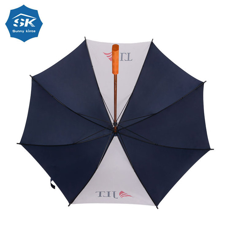 Wholesale Single layer navy bright colored golf umbrella white camouflage 24 golf umbrella 30 inch