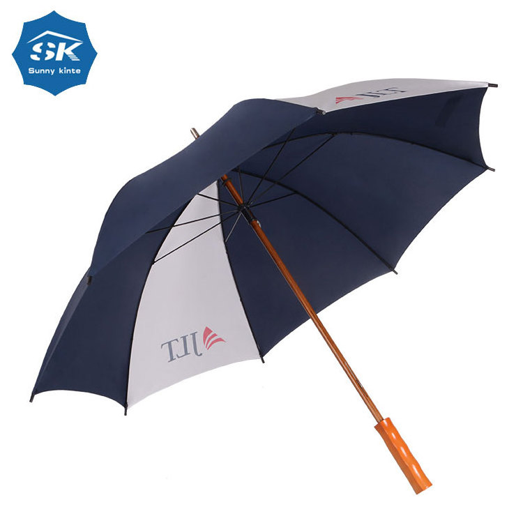 Wholesale Single layer navy bright colored golf umbrella white camouflage 24 golf umbrella 30 inch