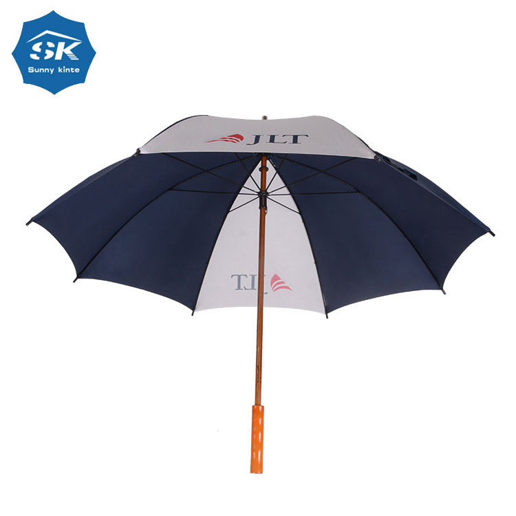 Wholesale Single layer navy bright colored golf umbrella white camouflage 24 golf umbrella 30 inch