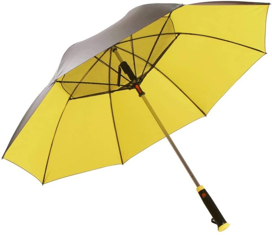 Hot summer sunny day 25inch 8 ribs light weight mist fan umbrella with net protect