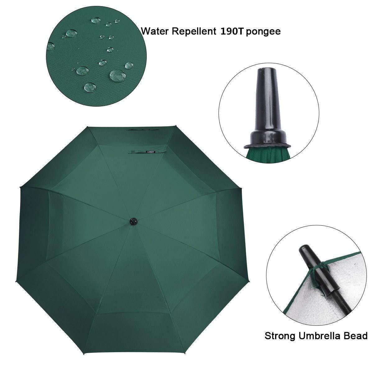 Windproof 54/62/68in x 8K replacement handle for guangzhou rainscene umbrella full body cover