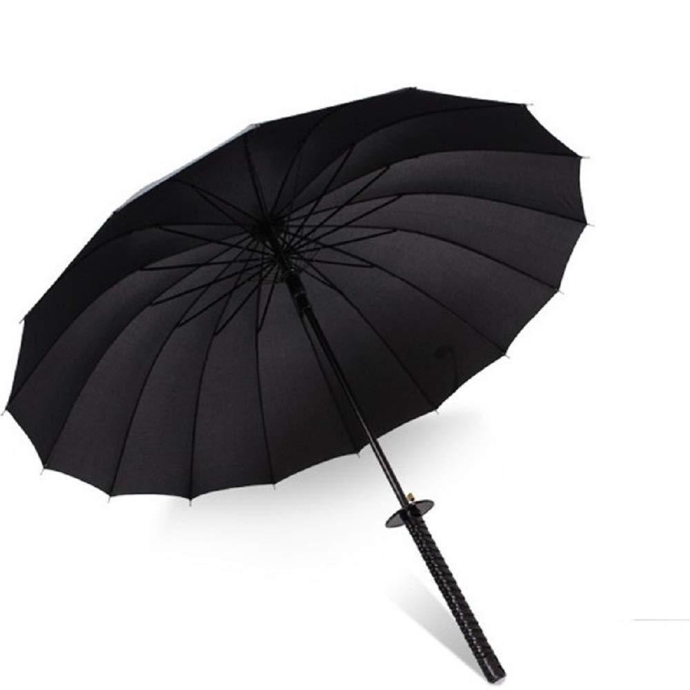 China factory wholesale 24k sword umbrella black katana umbrella