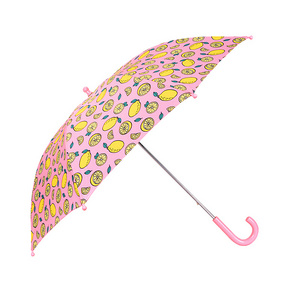 Hot Sale Disney Cartoon Character Design Straight Umbrella in Red for Kids Cute Child Present Idea