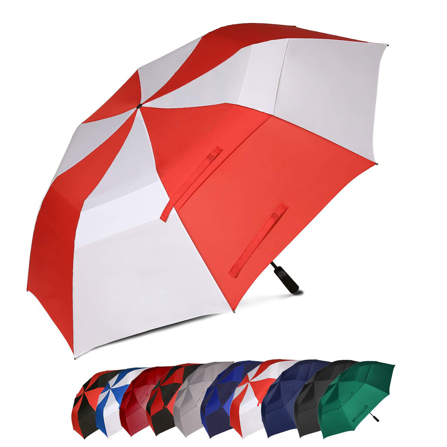 62-Inch Throlx Folding Umbrella Novelty Kids Umbrella with Semi-Automatic Control Ultra Large 24-Double Rib for Folding Fun