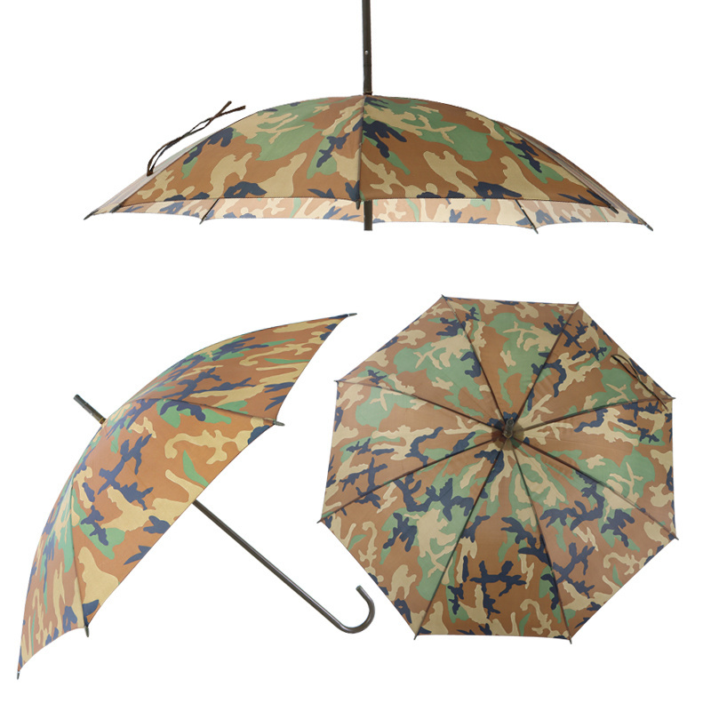 Hunter's Umbrella Durable Portable Weather-Resistant Mossy Oak Break-Up Country Camo Treestand Roof Straight bone umbrella