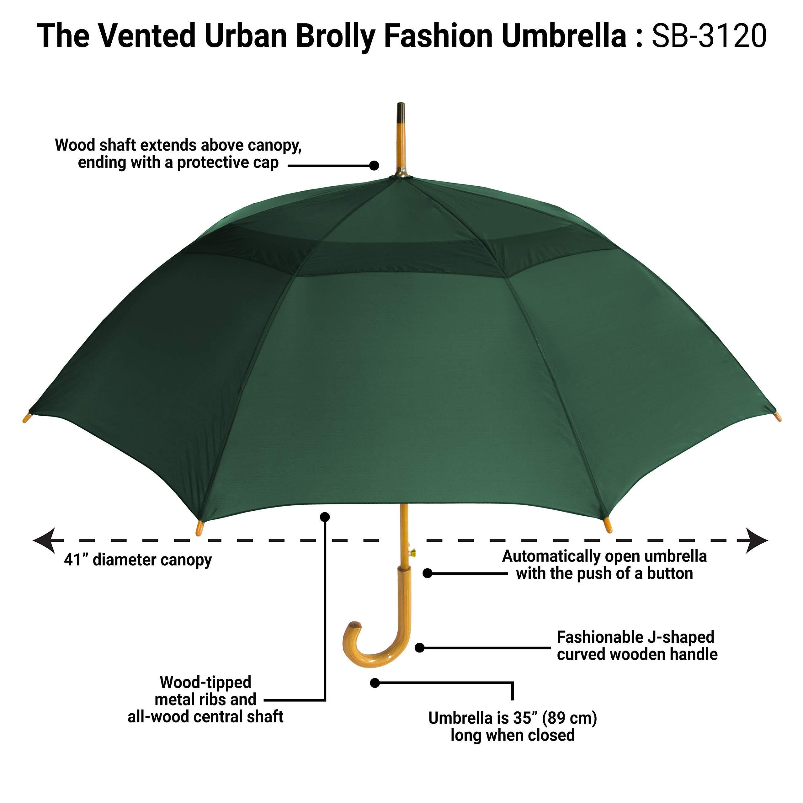 UMBRELLAS The Vented Urban Brolly 48