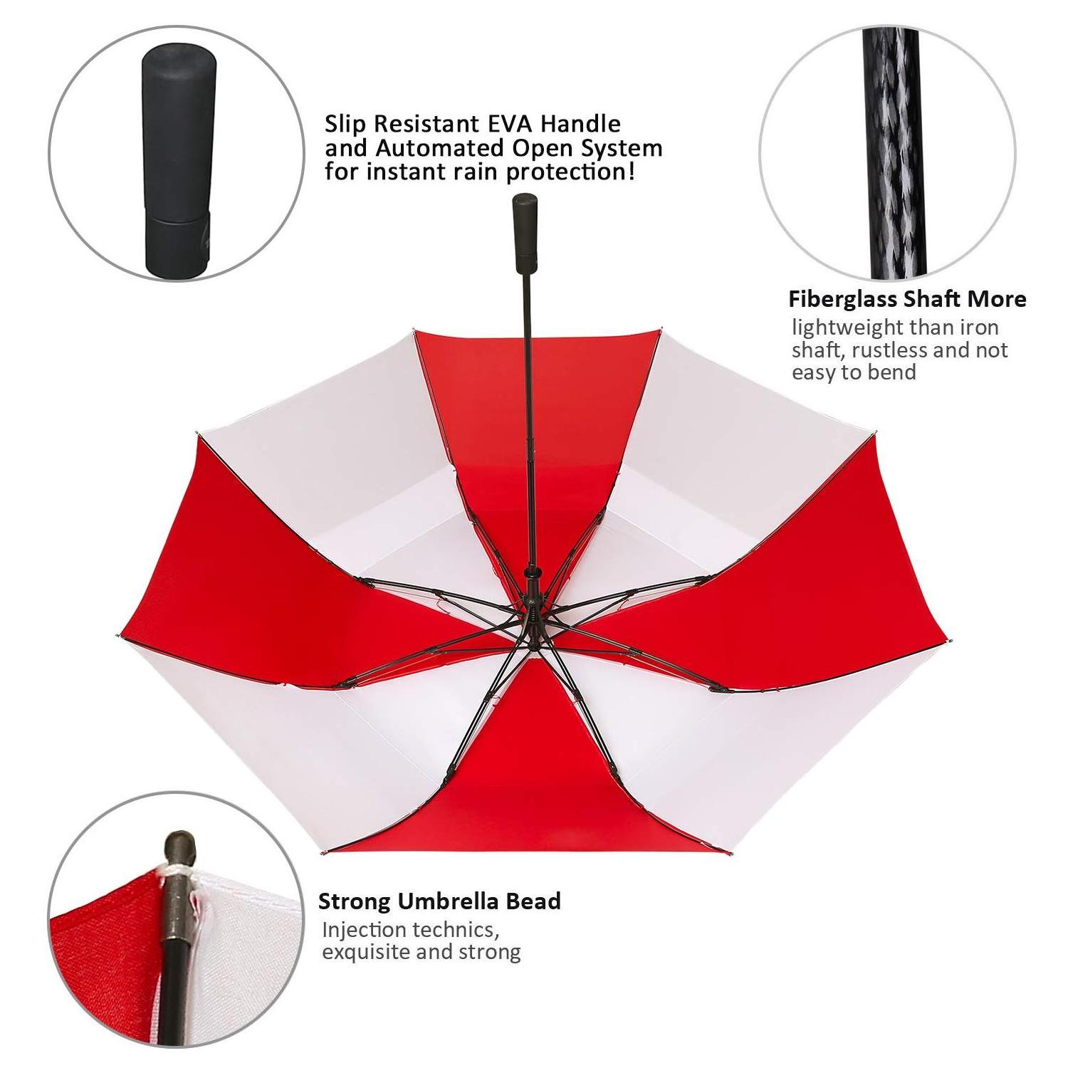 62-Inch Throlx Folding Umbrella Novelty Kids Umbrella with Semi-Automatic Control Ultra Large 24-Double Rib for Folding Fun