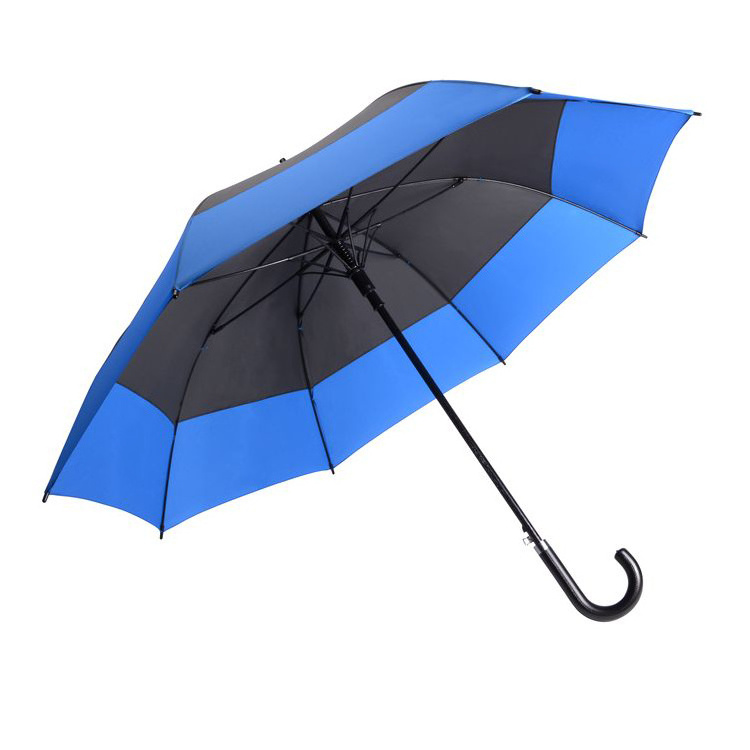 Professional Factory Fiberglass Frame 27 Inch Auto Stick Straight Umbrella