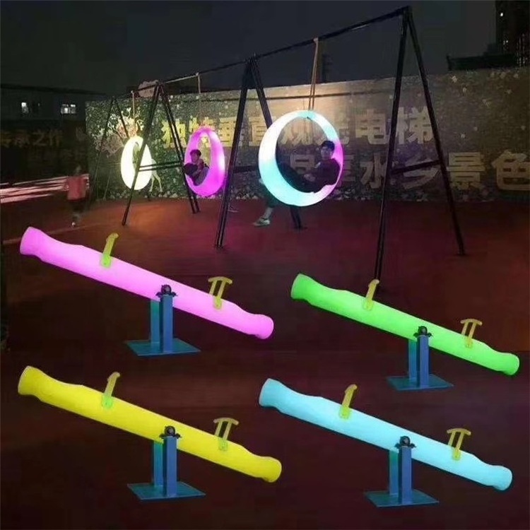 Recreation Facilities plastic led swings led moon chair