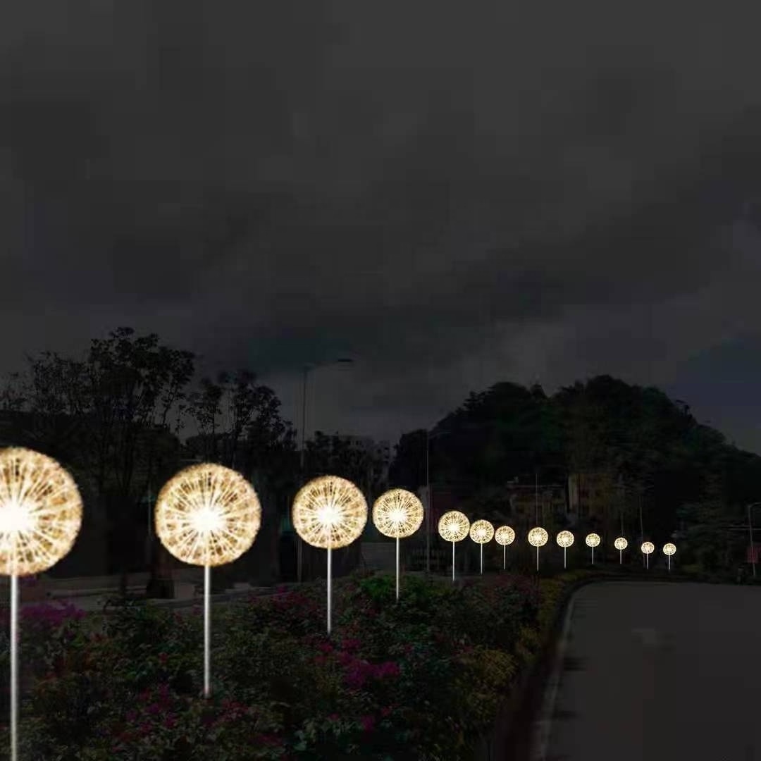 top solar powered lily decorative lights wedding decoration led light letters dandelion garden plug light