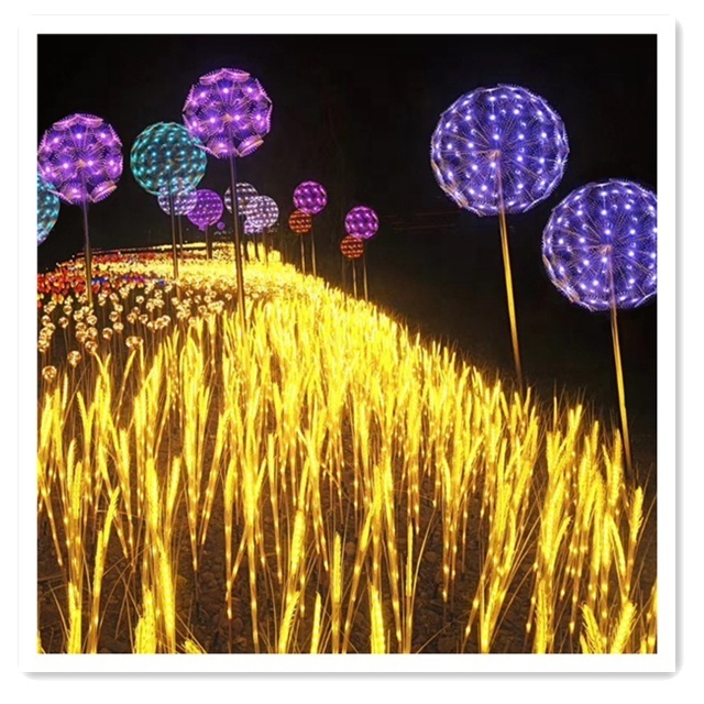 lamps used wholesale led decoration restaurant 100 led decorative lights dandelion pendant