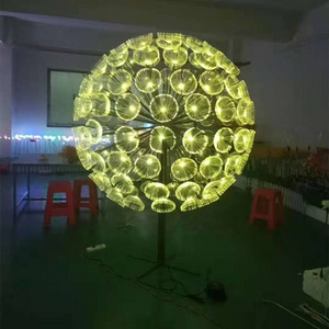 wholesale holistic products decorative solar led light plastic led lapm decoration dandelion picture wall art