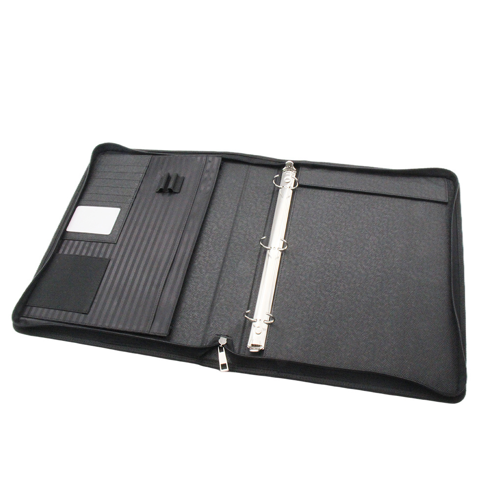 A4 Size Portfolio Removable 3-Ring Binder Clipboard Folder Letter Writing Pad