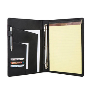 Document Organizer Portfolio A4 Leather Planner Cover Leather Notebook Folder