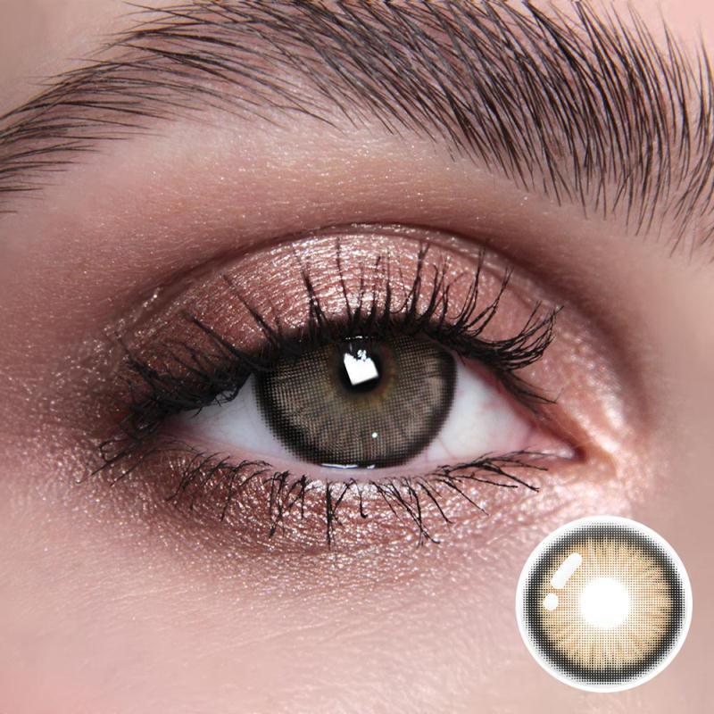 eyewear Norko Brown  color contact lens wholesale colored contact lenses dawn brown eye contacts cosmetic lens size 14.5mm