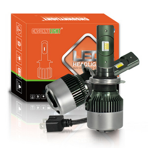 Dual Color LED Car Headlight Bulbs Fog Lights 6000K 3000K 4300K H4 H11 9005 9006 H7 H1 H3 Replace Lighting Accessories