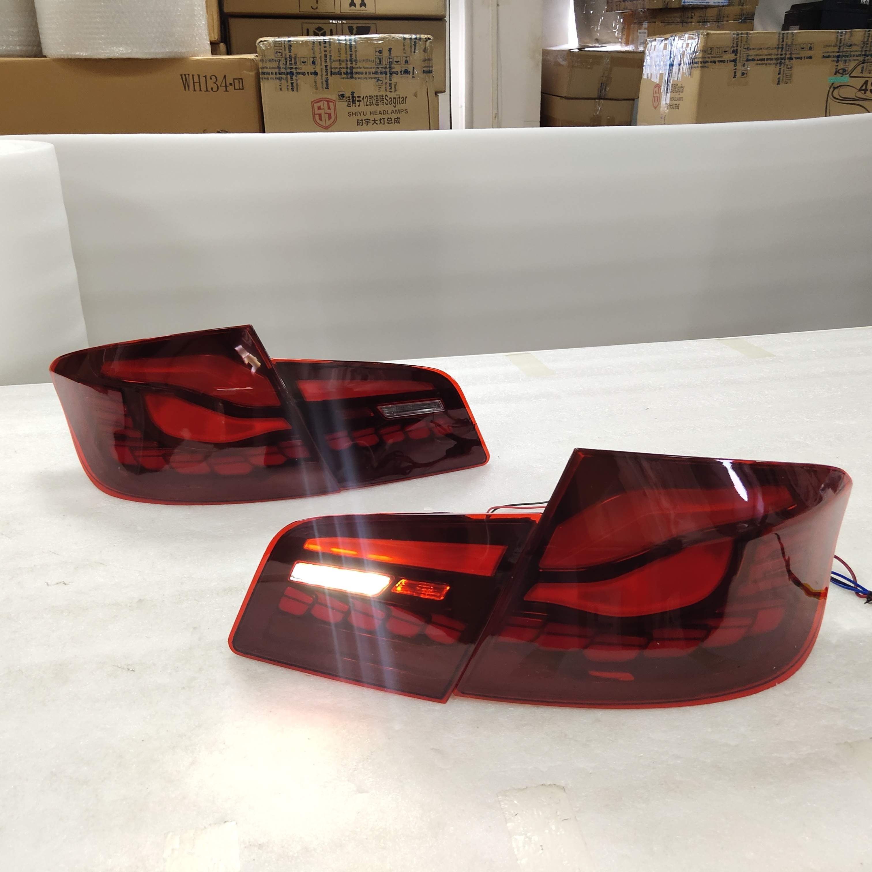 2011-2017 Year For BMW F10 F18 520 525 530 535i LED Tail Light Rear Lamps   Red   V2