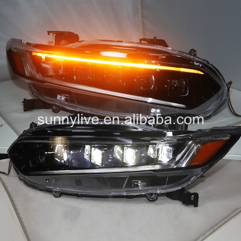 Full led turning light   For HONDA accord 10 gernareation 2018-2019  led Headlight