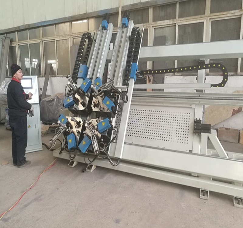 CNC Aluminum Windows Corner Crimping Machine