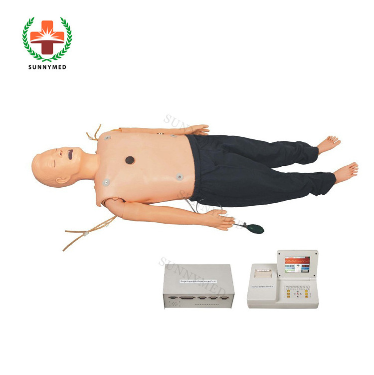 SY-N034 Series ACLS training dummy CPR Intubation AED External Pacemaker cpr manikin medica leducational equipment