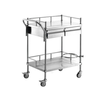 SY-R039 different kinds of medical equipment stainless steel trolley emergence medical trolley