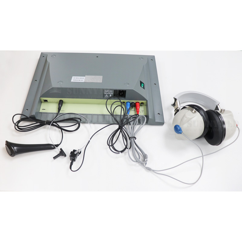 Puretone Audiometer Equipment with Computer Hearing Test Audiometer for Hearing Test Pure Tone Diagnostic Audiometer