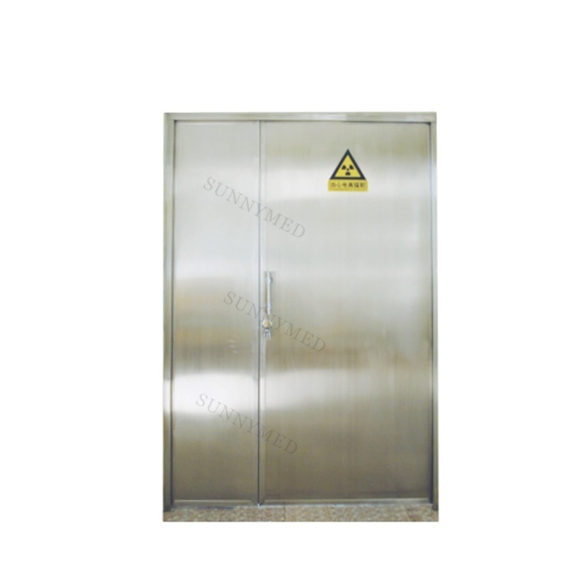 SY-1150 Anti-radiation lead door DR room Xray shielding stainless steel sliding doors 6mm leadlined