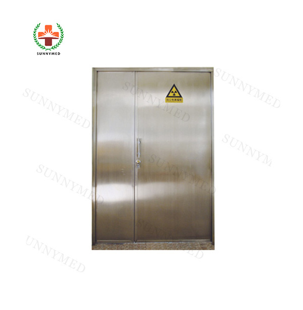 SY-1150 Anti-radiation lead door DR room Xray shielding stainless steel sliding doors 6mm leadlined