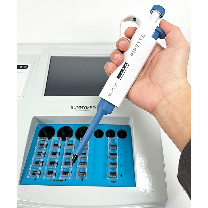 SY-B032A Hospital Blood Coagulation Analyzer Coagulometer Four Channels Coagulometer Analyzer Price