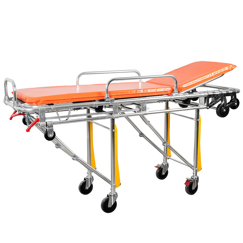 SY-K143 Ambulance Stretcher Bed Hospital Patient transfer Aluminum Adjustable Emergency Ambulance Stretcher