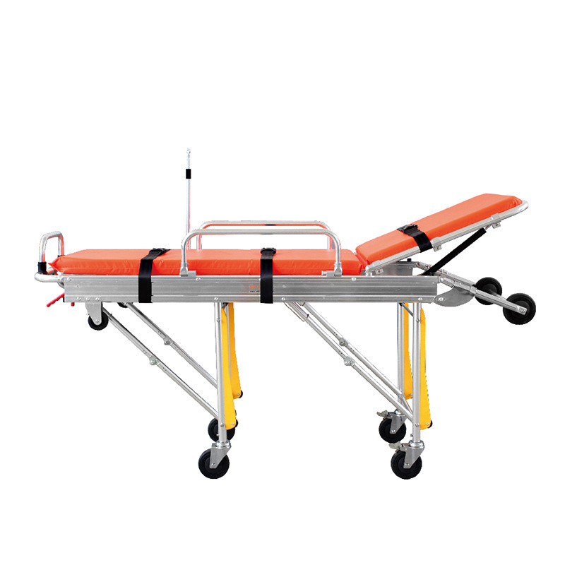 SY-K143 Ambulance Stretcher Bed Hospital Patient transfer Aluminum Adjustable Emergency Ambulance Stretcher