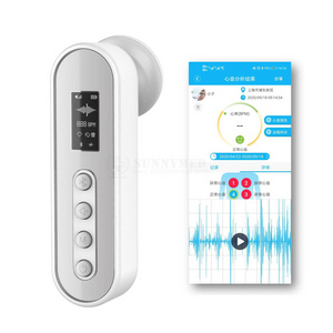 SY-G014 Hospital Multi Function Electronic Stethoscope Heat Lung Normal Cardiology Digital Bluetooth Stethoscope