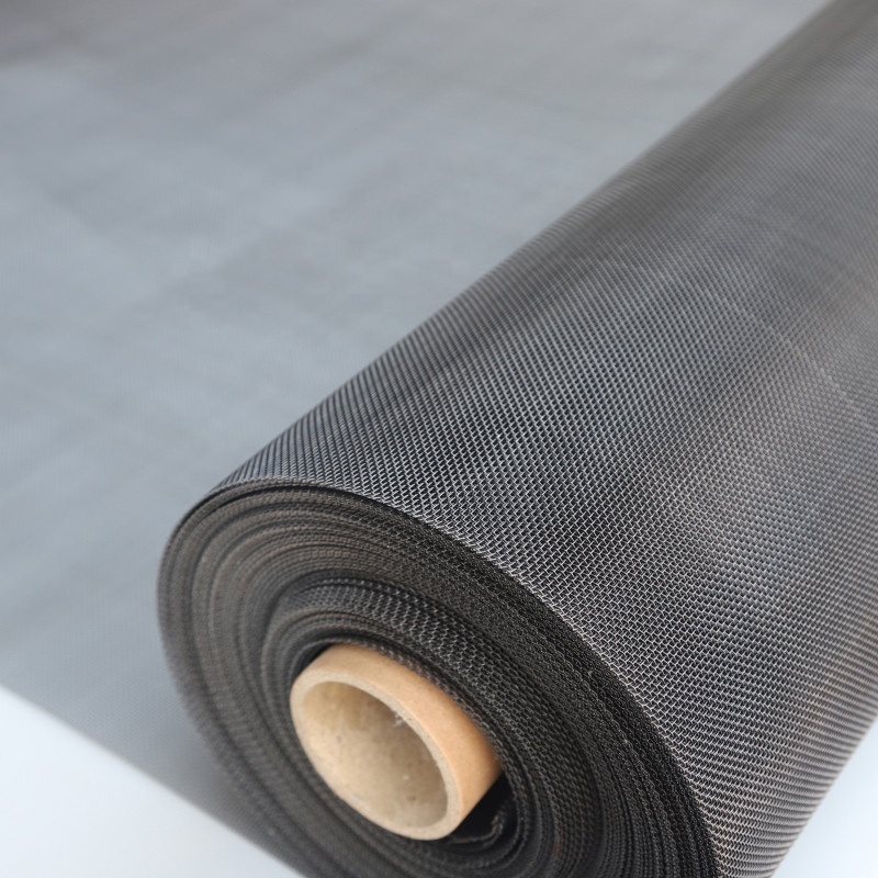 Durable Black Wire Cloth Economical Plain Dutch Weave Mild Steel Wire Mesh For Oil Industry