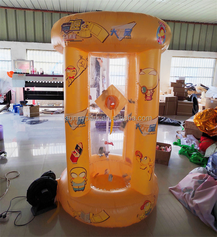 Advertising Inflatable Cash Machine Attractive inflatable money Machine money blowing machine