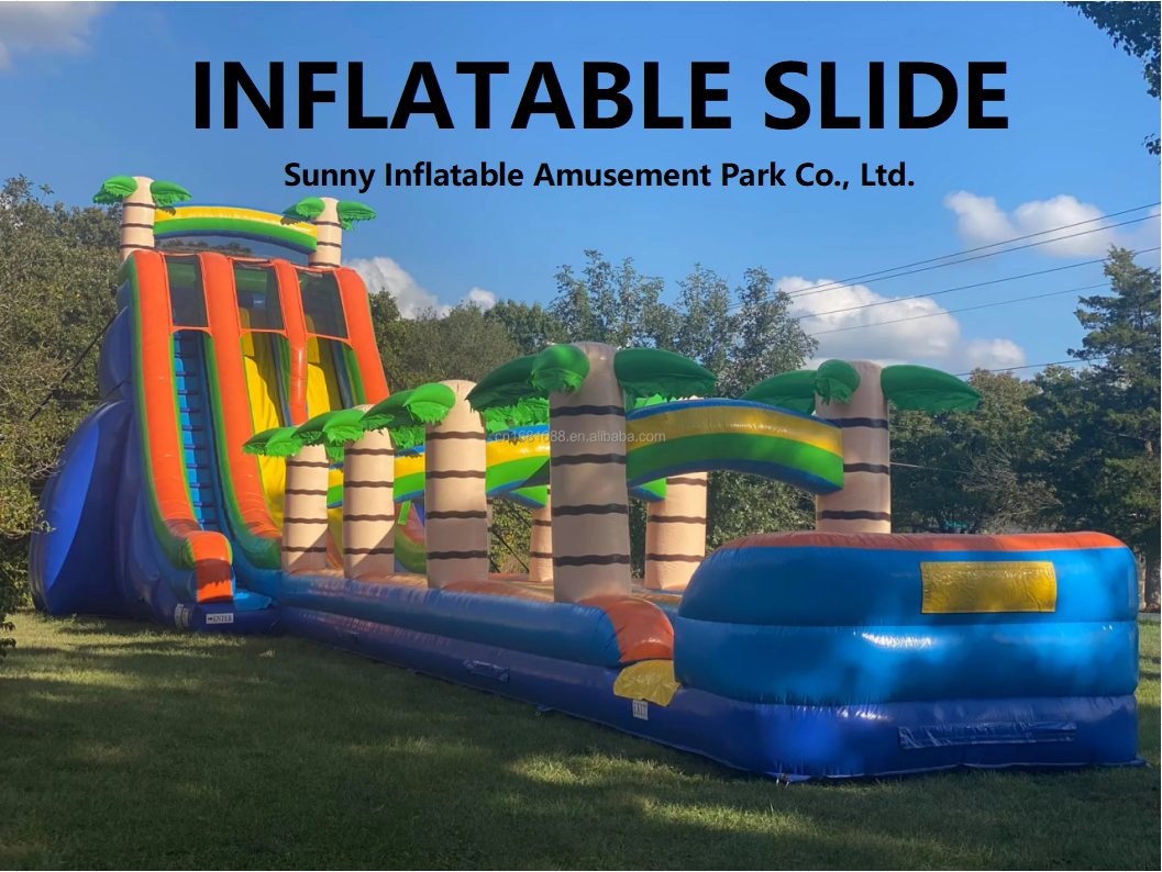 commercial Inflatable Water Slide  With Pool For Adults Kids Double way slide inflatable water slide