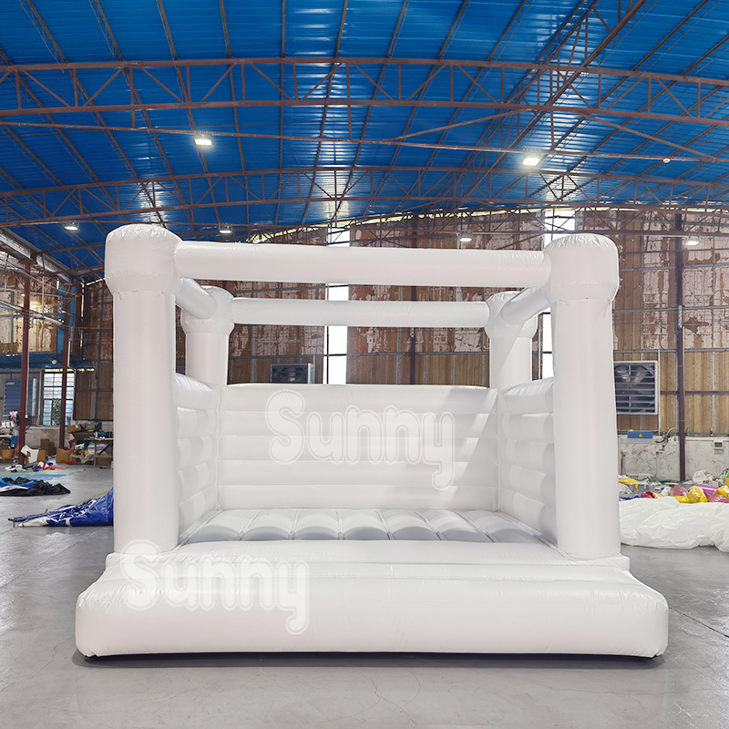 commercial Mini Inflatable Bouncer Castle white bounce house 13x13 inflatable bounce house white toddler bounce house