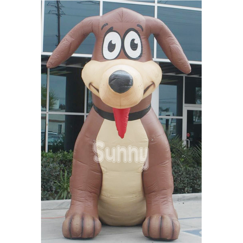 big advertising inflatable dog with custom printing logo inflatable dog balloon for events