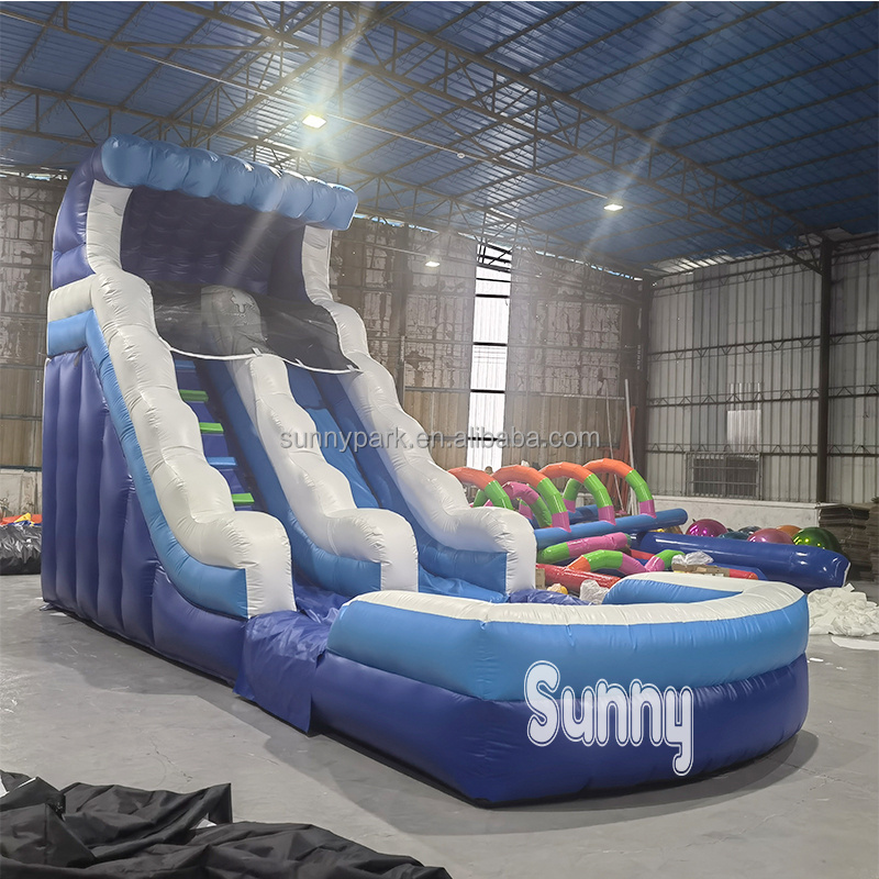 commercial Inflatable Water Slide  With Pool For Adults Kids Double way slide inflatable water slide