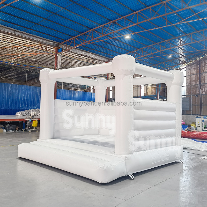 commercial Mini Inflatable Bouncer Castle white bounce house 13x13 inflatable bounce house white toddler bounce house